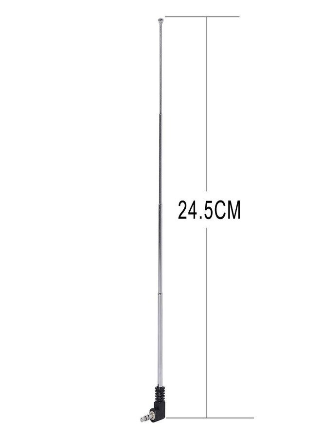 Bingfu Mini FM Radio Antenna 3.5mm Male Telescopic FM Antenna Portable 2-Pack Compatible with Indoor Stereo Receiver AV Audio Video Home Theater Receiver Mobile Cell Phone Bose Radio - Image 3